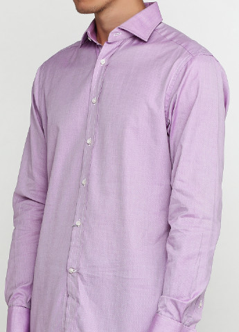 Лавандовая кэжуал рубашка меланж Ralph Lauren с длинным рукавом