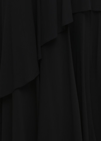 Черная кэжуал однотонная юбка Ashley Brooke а-силуэта (трапеция)