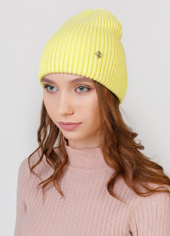 Кашемірова зимова тепла жіноча шапка без підкладки 330208 Merlini (254281134)