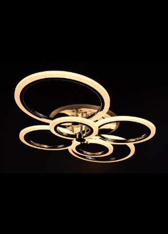 Люстра стельова LED з пультом A2374 / 6-RGB-ch Хром 11х57х77 см. Handmade (234539890)