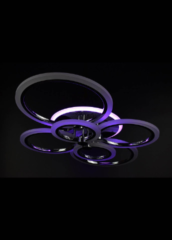 Люстра стельова LED з пультом A2374 / 6-RGB-ch Хром 11х57х77 см. Handmade (234539890)