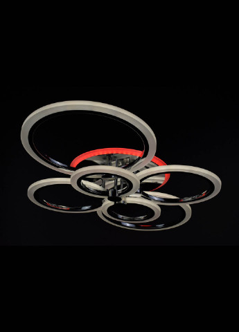 Люстра стельова LED з пультом A2374 / 6-RGB-ch Хром 11х57х77 см. Handmade (234539890)