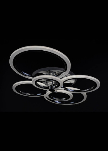 Люстра стельова LED з пультом A2374 / 6-RGB-ch Хром 11х57х77 см. Handmade (234539890)