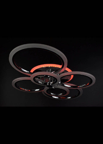 Люстра стельова LED з пультом A2374 / 6-RGB-ch Хром 11х57х77 см. Handmade (234539890)