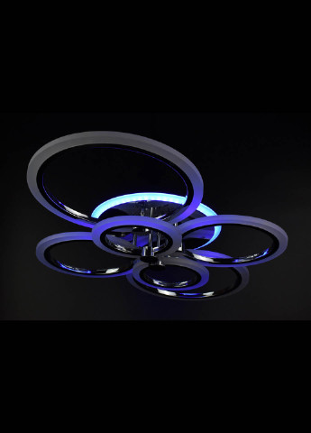 Люстра стельова LED з пультом A2374 / 6-RGB-ch Хром 11х57х77 см. Handmade (234539890)