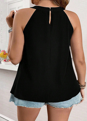 Чорна блуза SHEIN