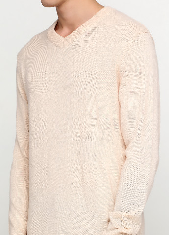 Кремовый демисезонный пуловер пуловер Long Island