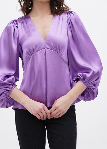 Світло-фіолетова демісезонна блуза Vero Moda