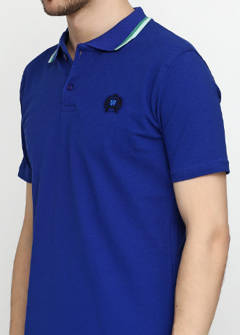 Синяя футболка-поло для мужчин West Wint с логотипом