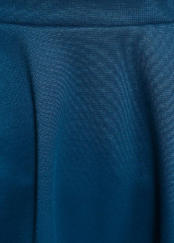 Синяя кэжуал однотонная юбка Amplebox мини
