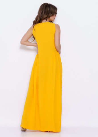 Желтое кэжуал платье Issa однотонное
