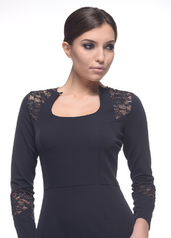 Чорна кежуал сукня Arefeva