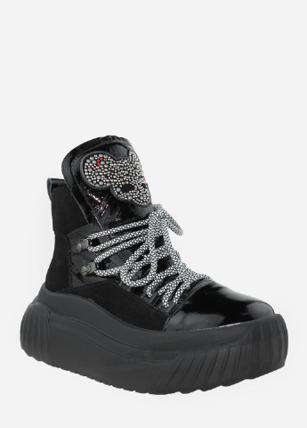 Осенние ботинки rsm555 черный Sothby's из натуральной замши