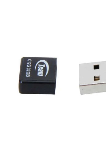 USB флеш накопитель (TC12G32GB01) Team 32GB C12G Black USB 2.0 (232750161)