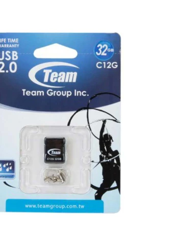 USB флеш накопитель (TC12G32GB01) Team 32GB C12G Black USB 2.0 (232750161)