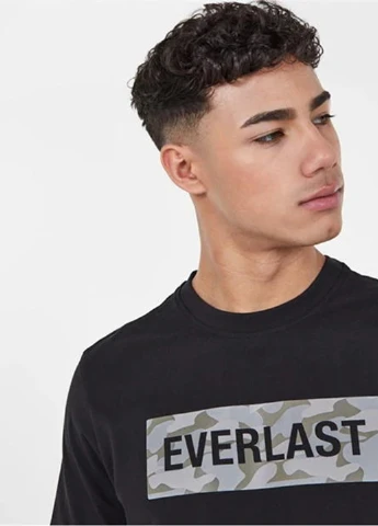 Чорна футболка Everlast