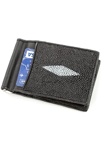 Кожаный зажим для купюр 11,5х7х1 см Stingray Leather (253173905)