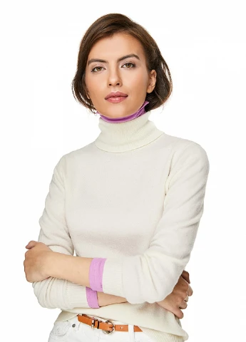 Молочний демісезонний светр United Colors of Benetton