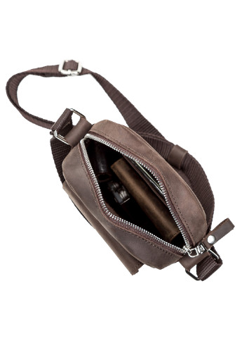 Мужская кожаная сумка 15х18х6 см Shvigel (252130937)