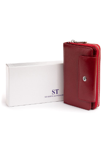 Жіночий шкіряний гаманець 19х9,5х2,5 см st leather (229460335)