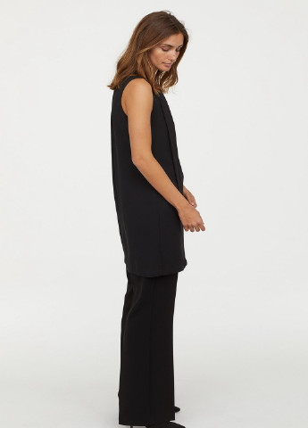 Чорна кежуал сукня H&M однотонна