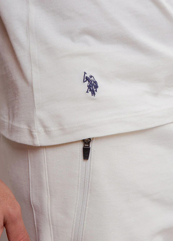 Кремовая футболка U.S. Polo Assn.