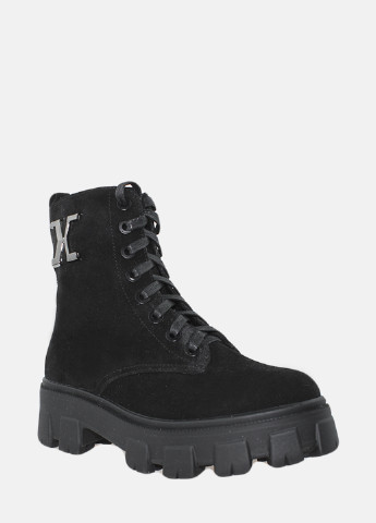 Зимние ботинки ral013-11 черный Alvista из натуральной замши