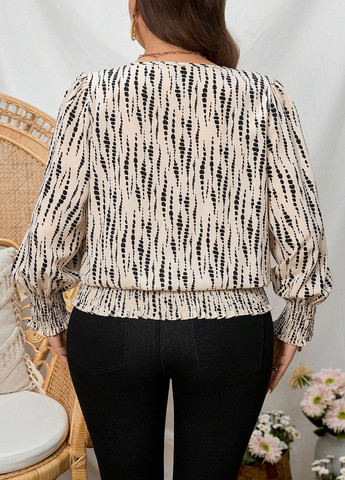 Комбинированная блуза SHEIN