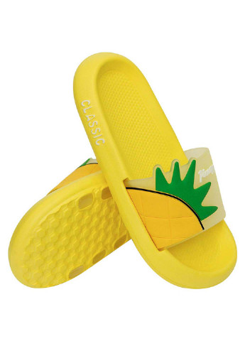 Желтые шлепанцы Sports