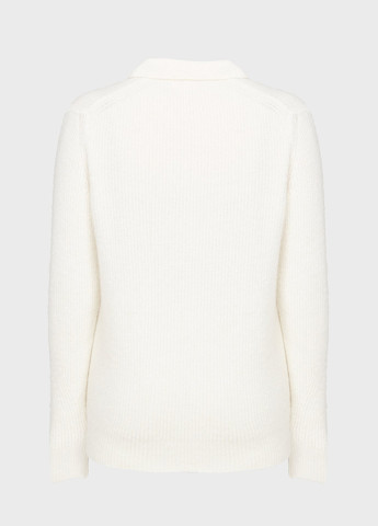 Белый зимний свитер Calvin Klein