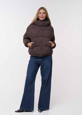 Коричневый зимний Пуховик Fashion