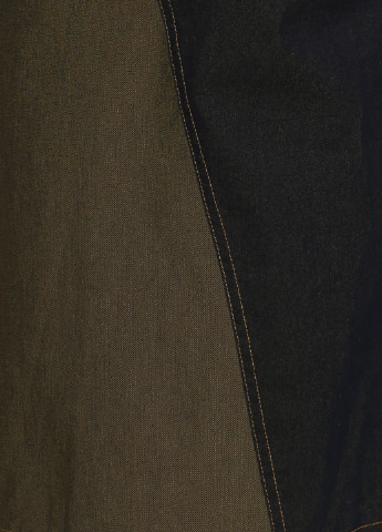 Темно-синяя джинсовая однотонная юбка Initiale а-силуэта (трапеция)