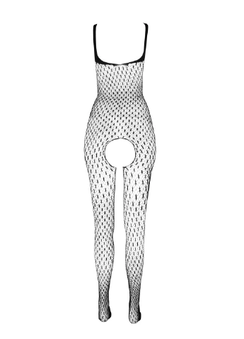 Бодістокінг BS071 white, комбінезон на бретелях Passion (255690722)