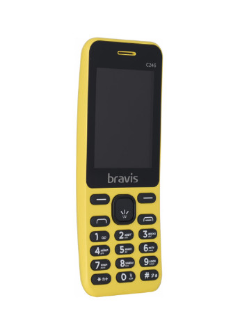 Мобильный телефон Bravis c246 fruit yellow (132999681)