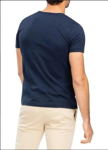 Темно-синяя футболка мужская Tommy Hilfiger
