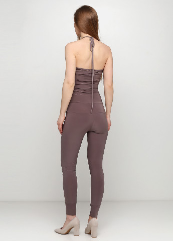 Комбінезон Maidoma комбінезон-брюки однотонний коричневий кежуал поліестер