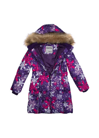 Лілове зимнє Пальто зимове YACARANDA Huppa