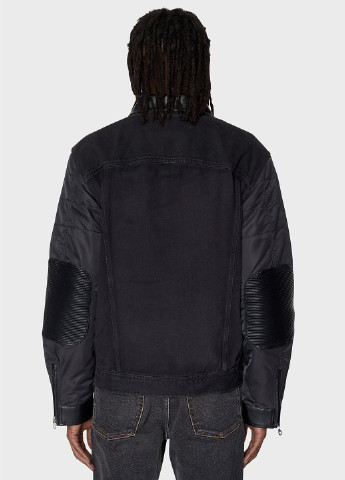 Чорна демісезонна куртка Diesel