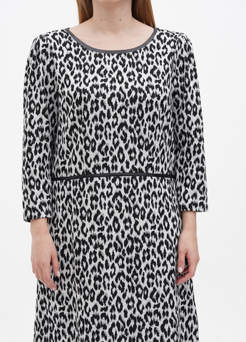 Комбинированное кэжуал платье Talbots леопардовый