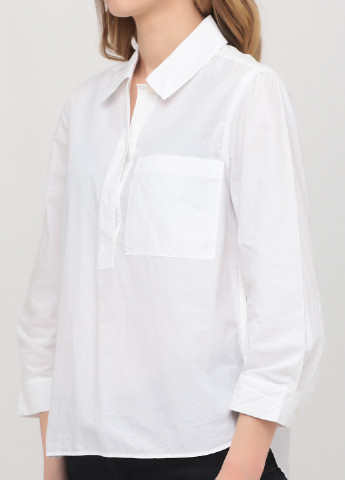 Молочная классическая рубашка однотонная Cos