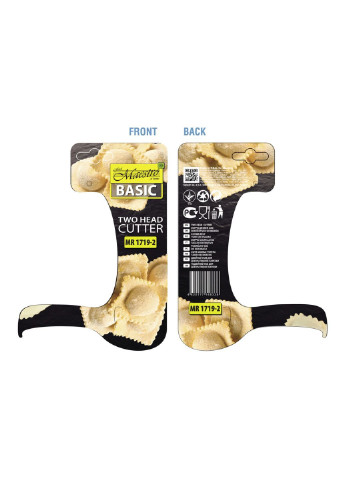 Ніж подвійний для декоративного нарізування MR-1719-2 Maestro (253631486)