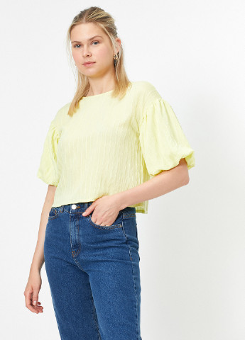 Салатовая летняя блуза KOTON