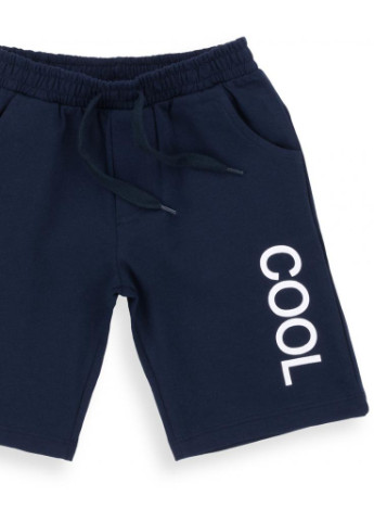 Синій літній костюм десткий футболка "cool" з шортами (8867-98b-yellow) Breeze