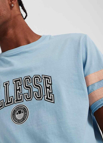 Блакитна футболка shv20027-426 Ellesse Slateno Light