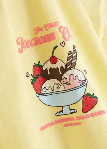 Жовта літня футболка Primark