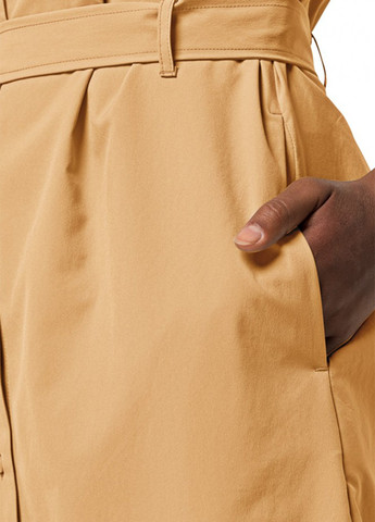 Гірчична кежуал сукня сукня-сорочка Jack Wolfskin однотонна