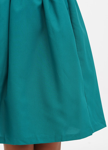 Зеленая кэжуал однотонная юбка Laura Bettini