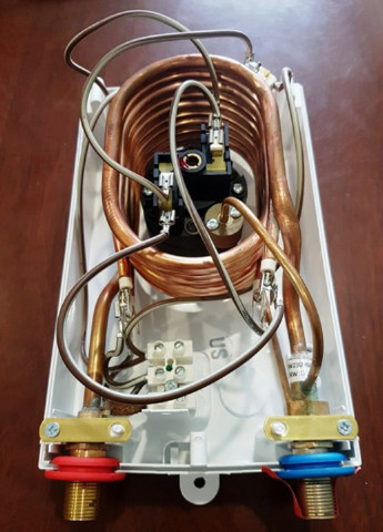 Електричний проточний водонагрівач Bosch Tronic 1000 4 T білий