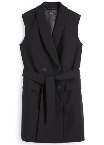 Чорна ділова, кежуал сукня сукня-жакет C&A однотонна