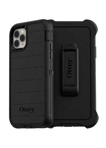 Чехол противоударный с клипсой Defender Pro для iPhone 11 Pro Black OtterBox (214658883)